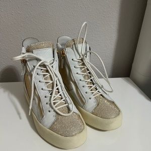 Giuseppe Zanotti high top sneakers Sz 38